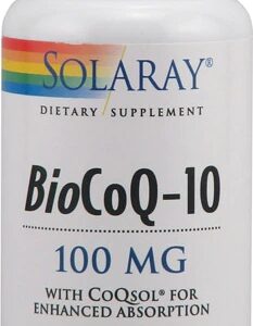 Solaray BioCoQ-10 -- 100 mg - 60 Softgels