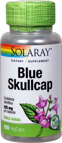 Solaray Blue Skullcap -- 425 mg - 100 VegCaps