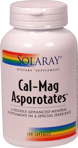 Comprar Solaray Cal-Mag Asporotates™ -- 120 Capsules