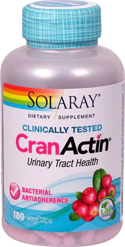 Comprar Solaray CranActin® -- 180 VegCaps