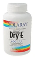 Comprar Solaray Dry Vitamin E with Hawthorn -- 400 IU - 100 Capsules