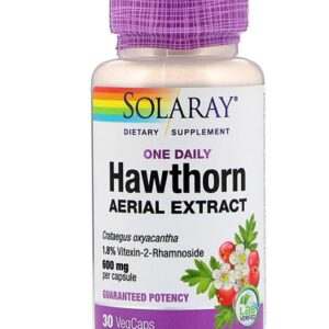 Solaray Hawthorn One Daily -- 600 mg - 30 VegCaps