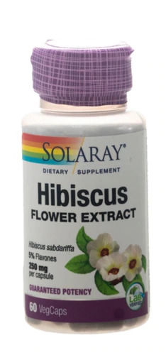 Comprar Solaray Hibiscus Flower Extract -- 250 mg - 60 VegCaps
