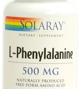 Solaray L-Phenylalanine -- 500 mg - 60 Capsules