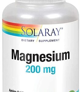 Solaray Magnesium -- 200 mg - 100 VegCaps