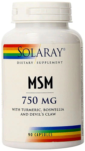 Solaray MSM -- 750 mg - 90 Capsules