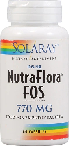 Solaray NutraFlora® FOS -- 770 mg - 60 Capsules