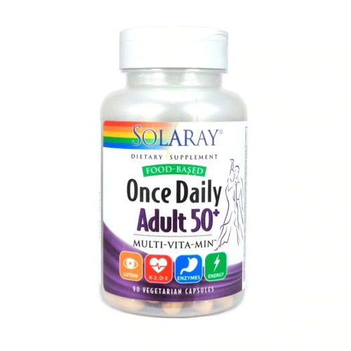 Comprar Solaray Once Daily Adult 50+ Multi-Vita-Min™ Dietary Supplement -- 90 Vegetarian Capsules