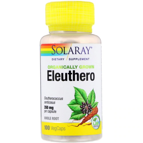 Comprar Solaray Organically Grown Eleuthero -- 350 mg - 100 VegCaps
