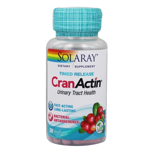 Comprar Solaray Timed Release CranActin -- 30 VegCaps