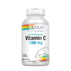 Solaray Vitamin C Timed Release -- 1000 mg - 250 VegCaps