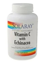 Solaray Vitamin C with Echinacea -- 500 mg - 120 VegCaps