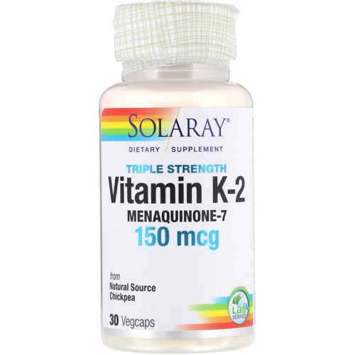 Comprar Solaray Vitamin K-2 Menaquinone-7 -- 150 mcg - 30 VegCaps