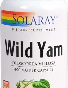 Solaray Wild Yam -- 100 Capsules