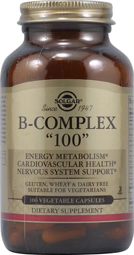 Comprar Solgar B-Complex 100 -- 100 Vegetable Capsules