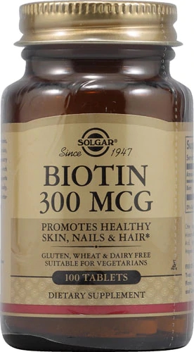Comprar Solgar Biotin -- 300 mcg - 100 Tablets