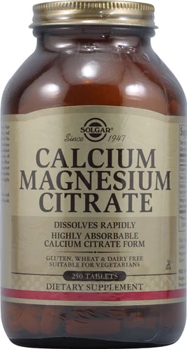 Solgar Calcium Magnesium Citrate -- 250 Tablets