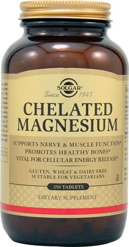 Comprar Solgar Chelated Magnesium -- 250 Tablets