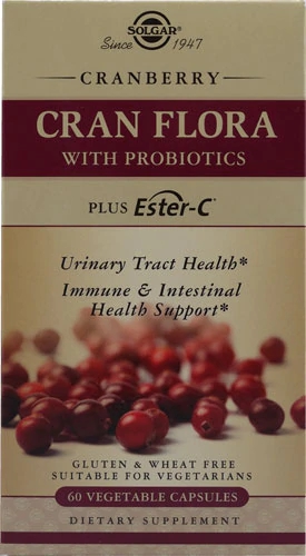 Comprar Solgar Cran Flora -- 60 Vegetable Capsules