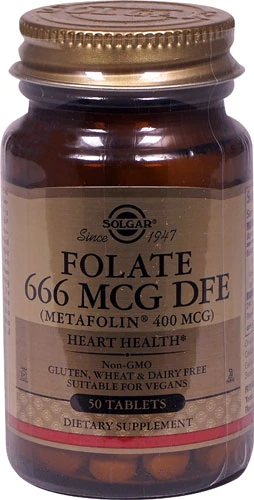 Comprar Solgar Folate -- 666 mcg DFE - 50 Tablets