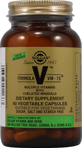 Comprar Solgar Formula VM-75® -- 60 Vegetable Capsules