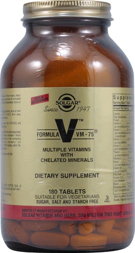 Comprar Solgar Formula VM-75® -- 180 Tablets