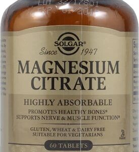 Solgar Magnesium Citrate -- 60 Tablets