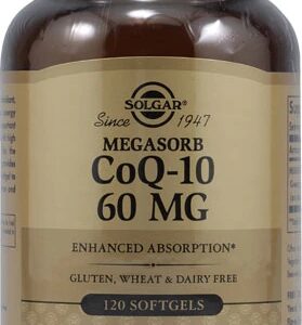 Solgar Megasorb CoQ-10 -- 60 mg - 120 Softgels