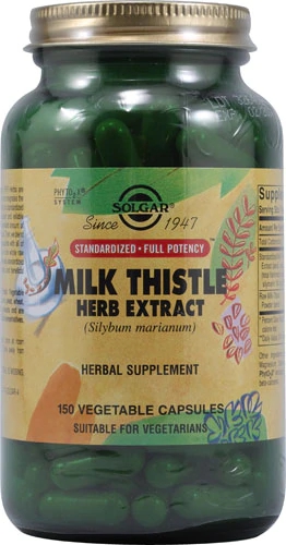 Comprar Solgar Milk Thistle Herb Extract -- 150 Vegetable Capsules