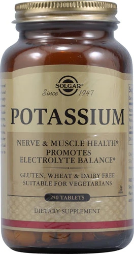 Comprar Solgar Potassium -- 250 Tablets