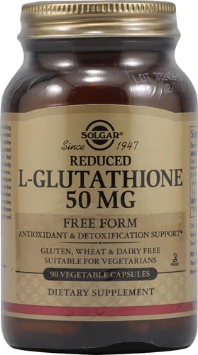 Comprar Solgar L-Glutathione -- 50 mg - 90 Vegetable Capsules