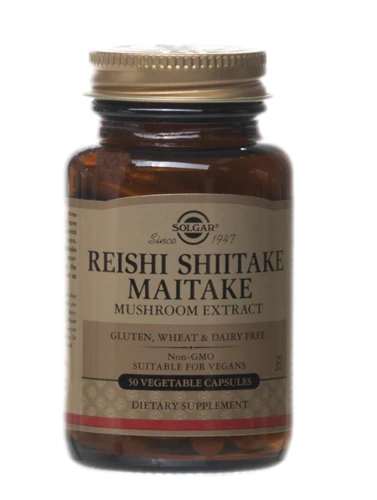 Comprar Solgar Reishi Shiitake Maitake Mushroom Extract -- 50 Vegetable Capsules