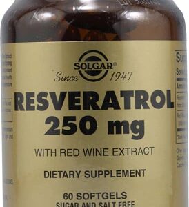 Comprar Solgar Resveratrol with Red Wine Extract -- 250 mg - 60 Softgels