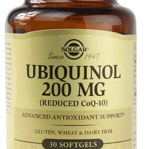 Solgar Ubiquinol - Reduced CoQ-10 -- 200 mg - 30 Softgels