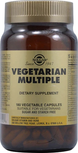 Comprar Solgar Vegetarian Multiple -- 180 Vegetable Capsules