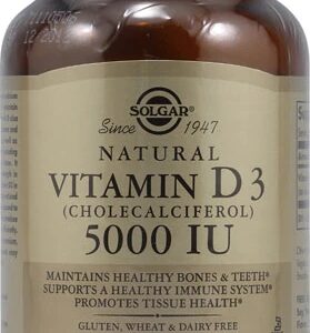 Comprar Solgar Vitamin D3 Cholecalciferol -- 5000 IU - 120 Vegetable Capsules