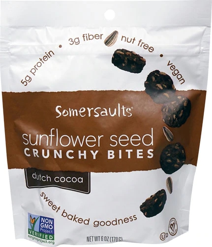 Comprar Somersault Sunflower Seed Crunchy Bites Dutch Cocoa -- 6 oz