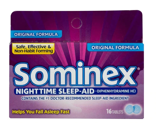 Comprar Sominex Nighttime Sleep-Aid Original Formula -- 16 Tablets