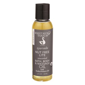 Comprar Soothing Touch Ayurveda - Unscented- Nut Free Lite - Bath & Body Massage Oil -- 4 oz