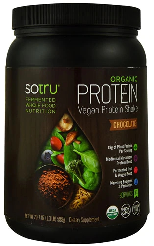 Comprar SoTru Organic Vegan Protein Shake Chocolate -- 21 Servings