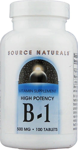 Comprar Source Naturals B-1 High Potency -- 500 mg - 100 Tablets