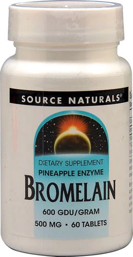 Comprar Source Naturals Bromelain 600 GDU/gram -- 500 mg - 60 Tablets