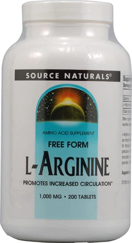 Comprar Source Naturals Free Form L-Arginine -- 1000 mg - 200 Tablets