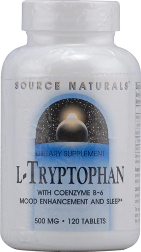 Comprar Source Naturals L-Tryptophan with Coenzyme B-6 -- 500 mg - 120 Tablets