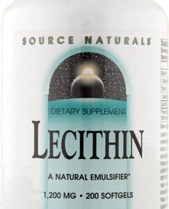 Source Naturals Lecithin -- 1200 mg - 200 Softgels