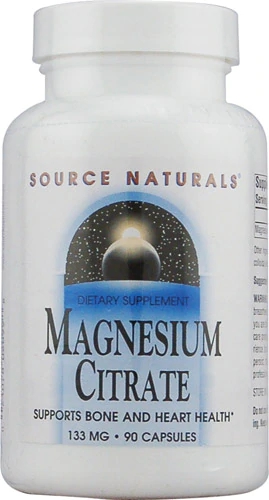 Source Naturals Magnesium Citrate -- 133 mg - 90 Capsules