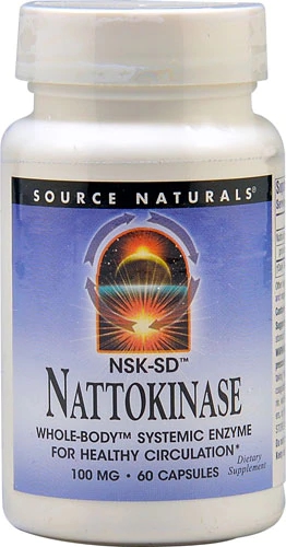 Source Naturals NSK-SD™ Nattokinase -- 100 mg - 60 Capsules