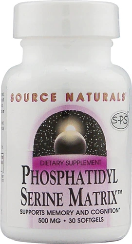 Comprar Source Naturals Phosphatidyl Serine Matrix™ -- 500 mg - 30 Softgels