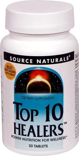 Source Naturals Top 10 Healers™ -- 30 Tablets