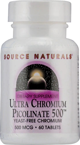 Comprar Source Naturals Ultra Chromium Picolinate 500™ -- 500 mcg - 60 Tablets